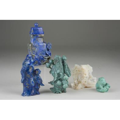 group-of-five-chinese-carvings-early-20th-c