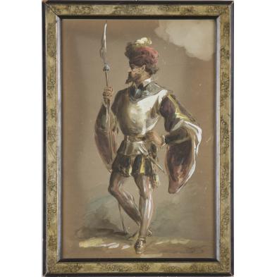 french-school-standing-guard-19th-c