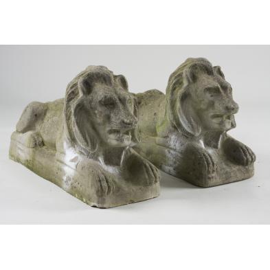 pair-of-cast-stone-architectural-lions