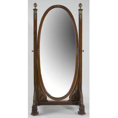 french-empire-revival-cheval-mirror-early-20th-c