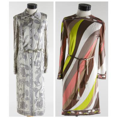 two-vintage-silk-jersey-pucci-dresses