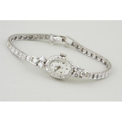 lady-s-hamilton-14kt-white-gold-diamond-watch