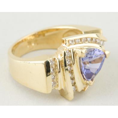 18kt-le-vain-yellow-gold-tanzanite-ring