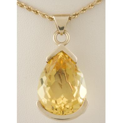 14kt-large-citrine-pendant-with-chain