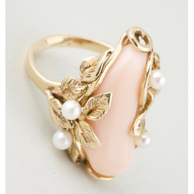 14kt-yellow-gold-coral-and-pearl-ring