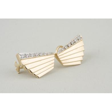 14kt-yellow-gold-diamond-fan-motif-earrings