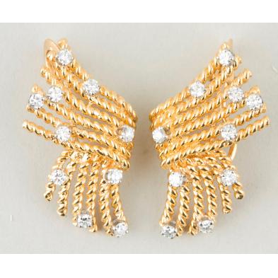 tiffany-schlumberger-18kt-diamond-earrings