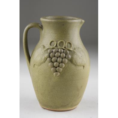 ga-pottery-john-meaders-stoneware-pitcher-1992