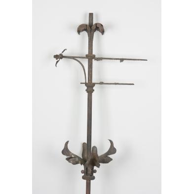 rare-virginia-wrought-iron-partial-weathervane