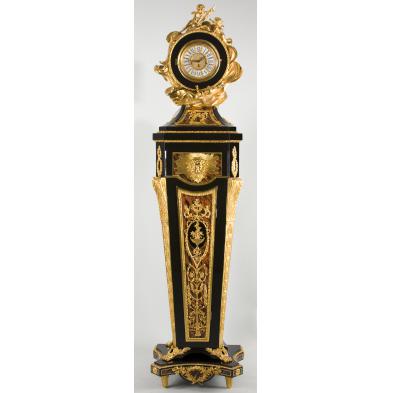 franz-hermle-boulle-clock-and-stand-pedestal