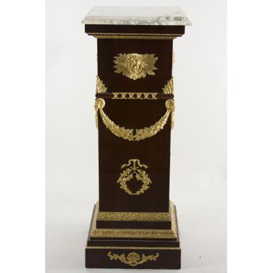 versace-style-wood-and-marble-top-pedestal