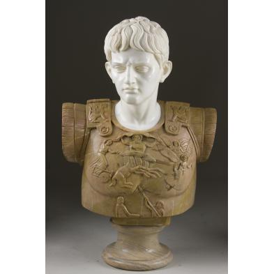 italian-sculpture-bust-of-caesar-augustus-20th-c