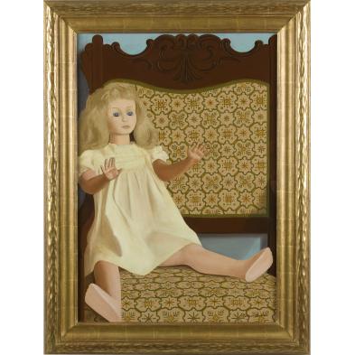 lamar-baker-ga-1908-1994-doll-with-chair