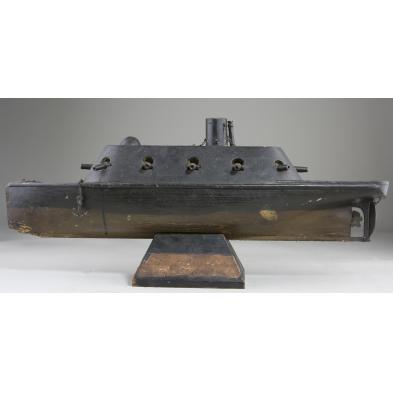 antique-confederate-ironclad-model