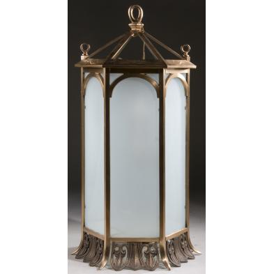 arts-crafts-copper-hall-light-early-20th-c
