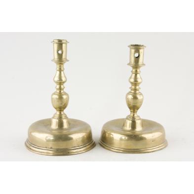 two-similar-brass-candlesticks-ca-1700