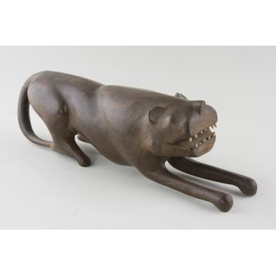 vintage-carved-wooden-lion-african