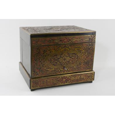 french-boulle-tortoise-shell-tantalus-with-case