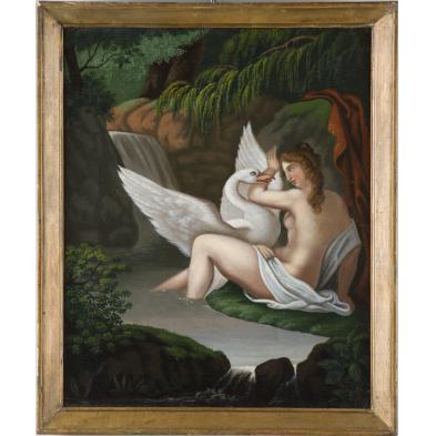 european-school-leda-the-swan-19th-c