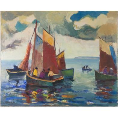 israel-abramofsky-oh-1888-1975-breton-boats