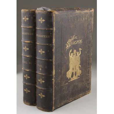 massive-19th-c-shakespeare-folio-set