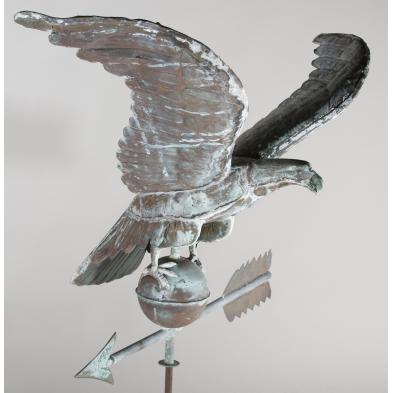 antique-cast-copper-eagle-weathervane