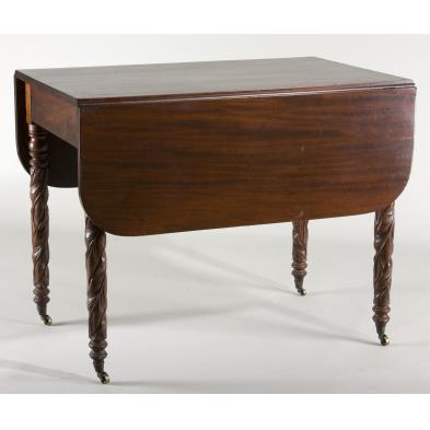 neoclassical-drop-leaf-breakfast-table-american