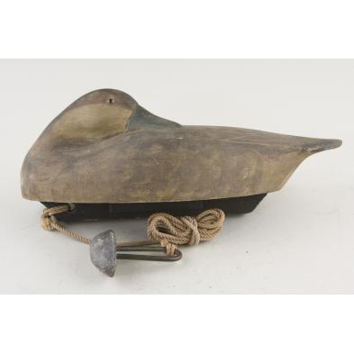 preening-back-duck-wild-fowler-decoy-factory