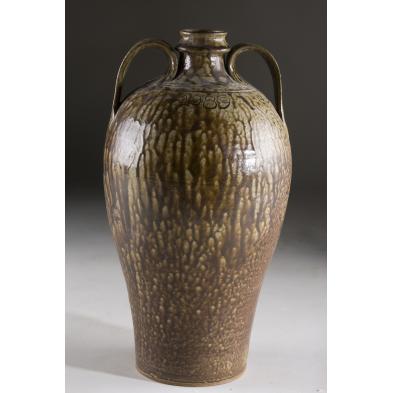 nc-folk-pottery-billy-ray-hussey-floor-vase