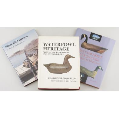 three-waterfowl-decoy-reference-books