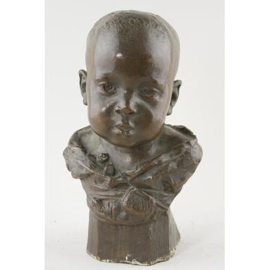 boquet-french-bronze-bust-of-a-child