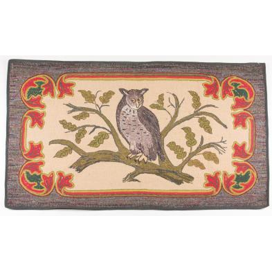 american-folky-owl-hooked-rug