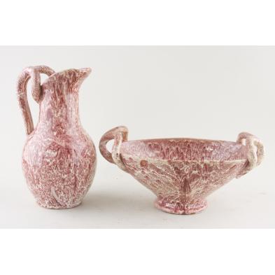 nc-pottery-two-pieces-by-ar-cole-1950s
