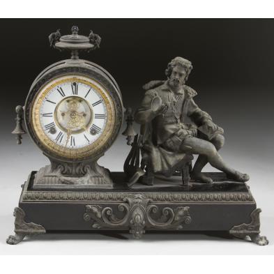 ansonia-figural-mantel-clock
