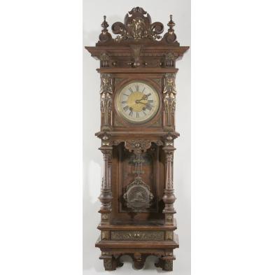 ornate-german-wall-clock-late-19th-c