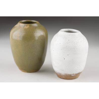 nc-pottery-two-cabinet-or-egg-vases-jugtown
