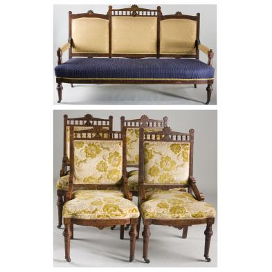 five-piece-renaissance-revival-parlor-set