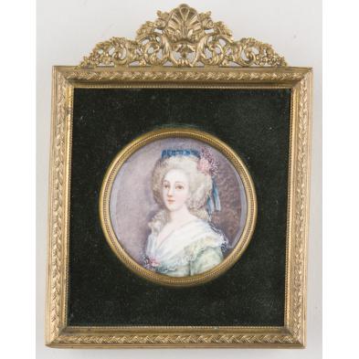 miniature-portrait-of-a-lady-french-19th-c