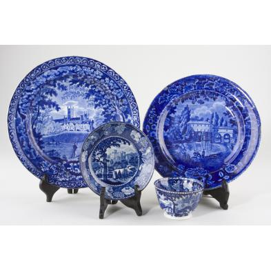 four-pieces-of-architectural-blue-staffordshire