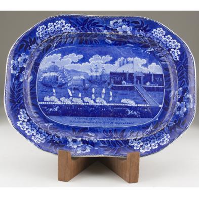 staffordshire-historical-blue-lafayette-platter