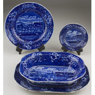 four-pcs-historical-blue-lafayette-staffordshire