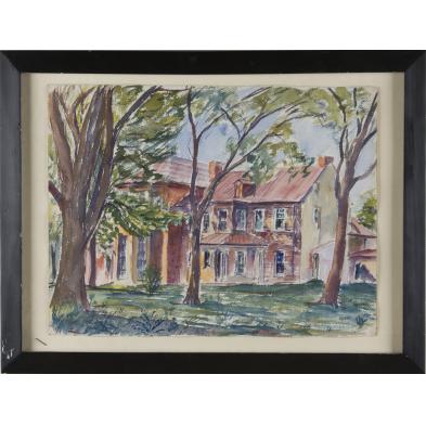 max-kuehne-ny-1880-1968-houses-and-trees