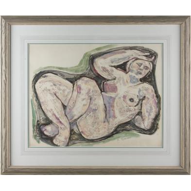 emanuel-romano-ny-1897-1984-reclining-nude