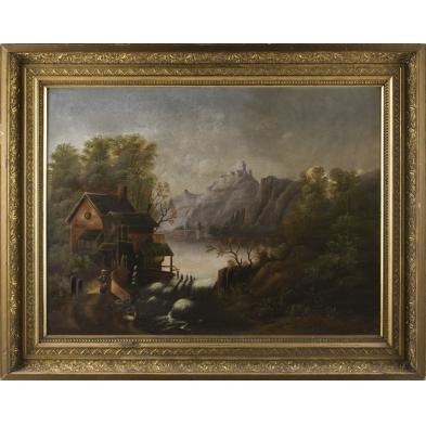 american-school-fantasy-landscape-19th-c