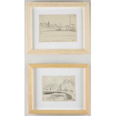 oscar-f-bluemner-ny-1867-1938-2-sketches