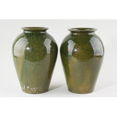 nc-pottery-pair-of-vases-ca-1930s