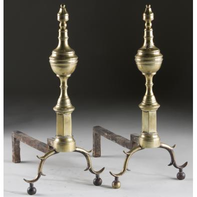 pair-of-american-federal-brass-andirons
