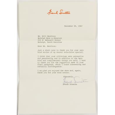 frank-sinatra-typed-letter-signed