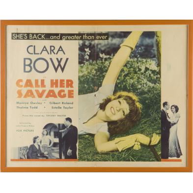 clara-bow-s-call-her-savage-fox-1932-poster