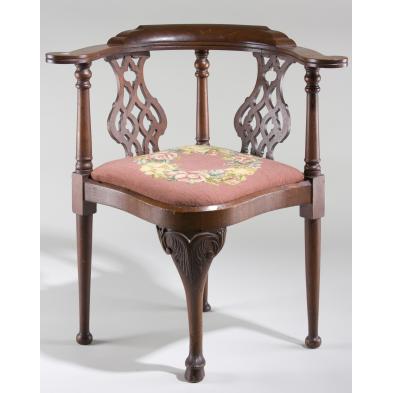 georgian-style-antique-corner-chair
